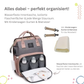 Lulla 2-in-1 Wickelrucksack mit Reisebett
