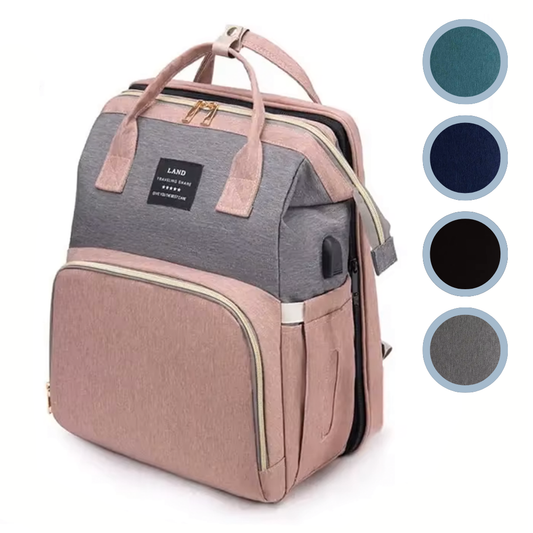 Lulla 2-in-1 Wickelrucksack mit Reisebett
