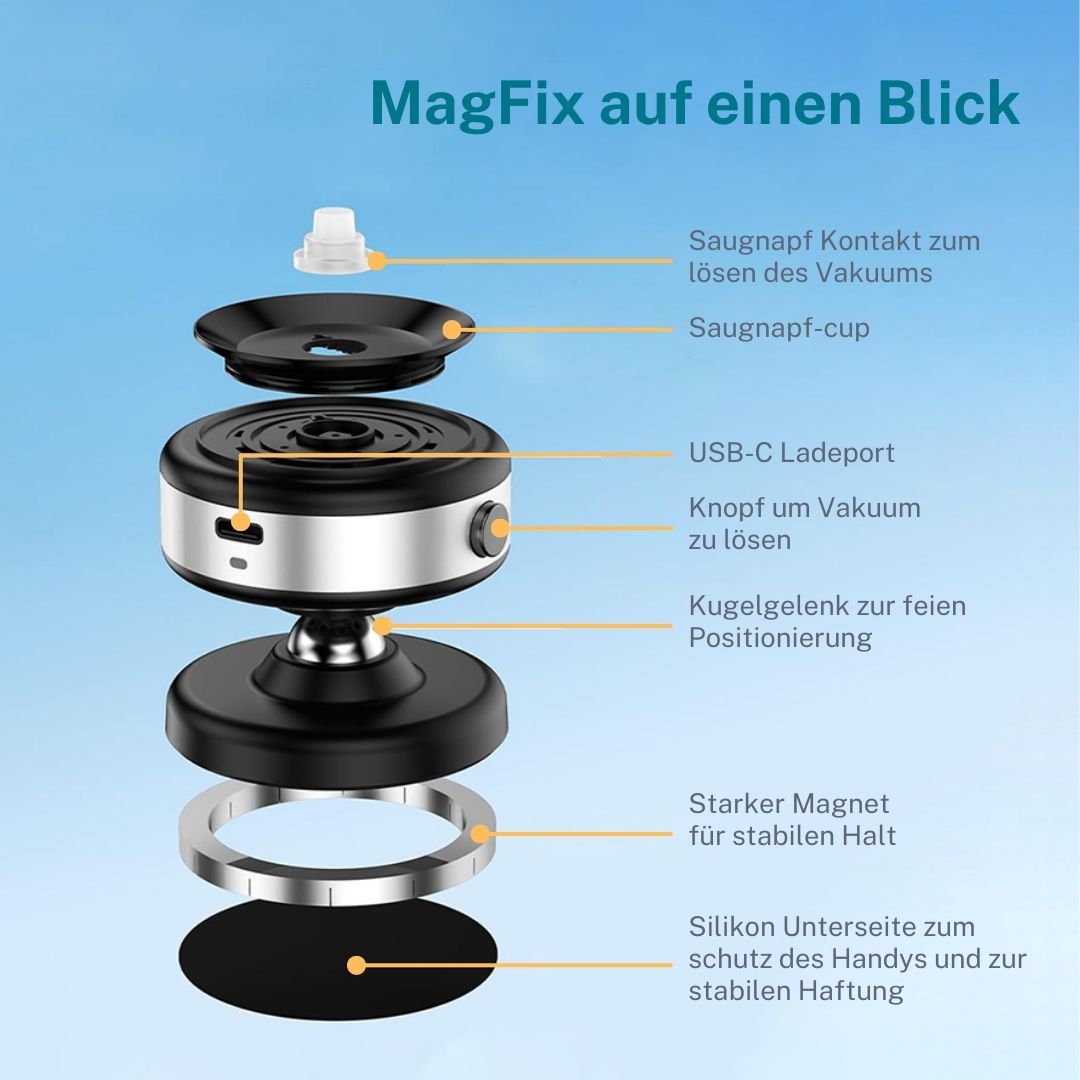 MagFix Vakuum Handyhalterung