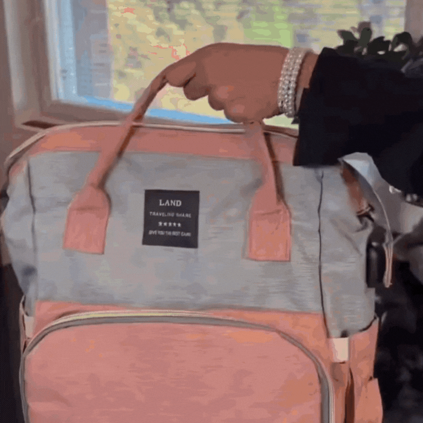 Lulla 2-in-1 Wickelrucksack mit Reisebett