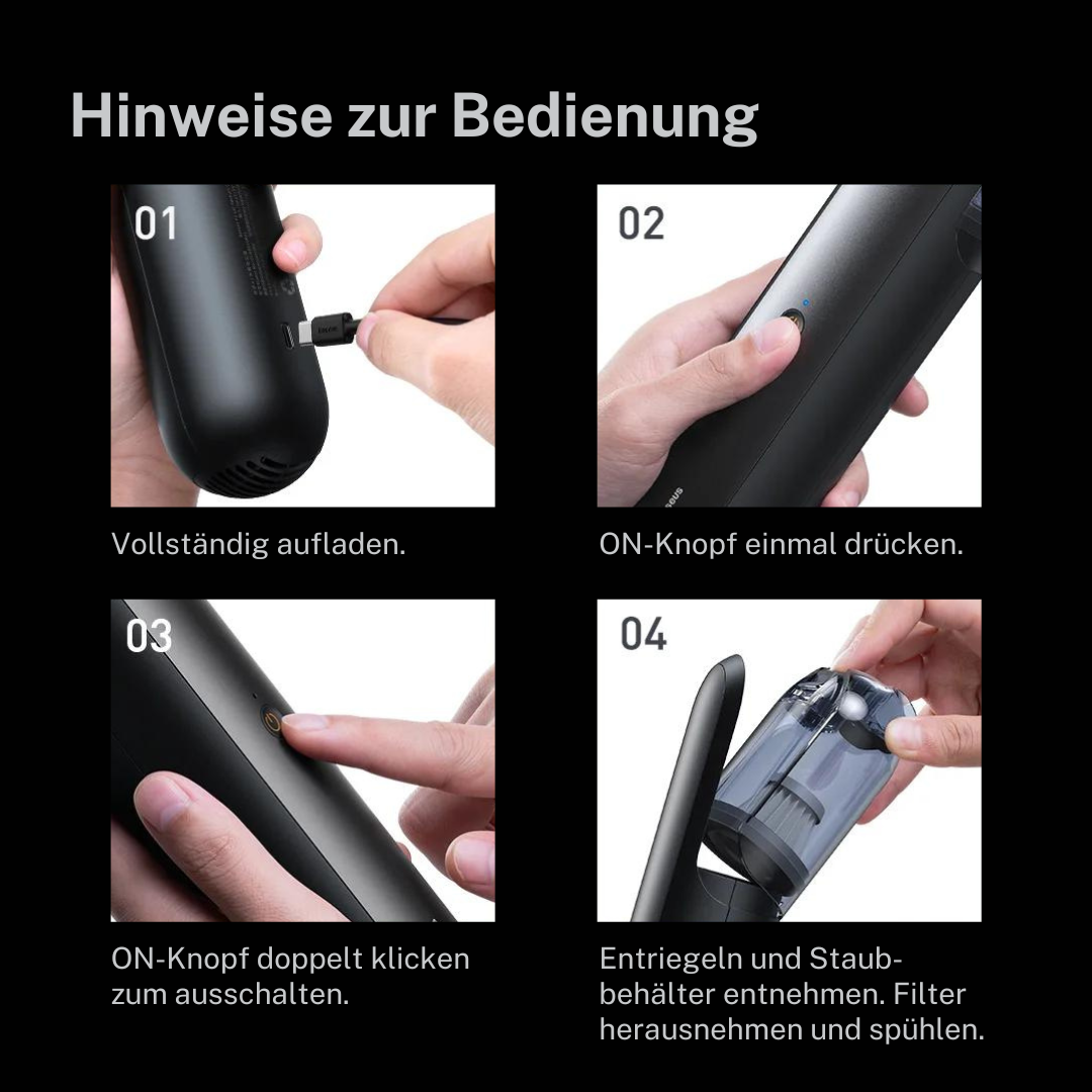 Kabelloser Handstaubsauger